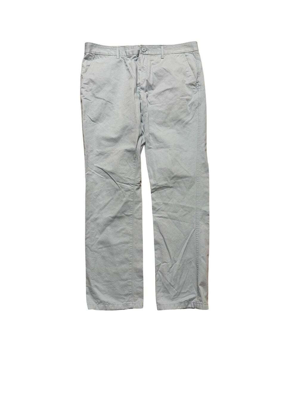 Gap Khakis Men’s 36x32 Light Blue 100% Cotton Flat Front Pants